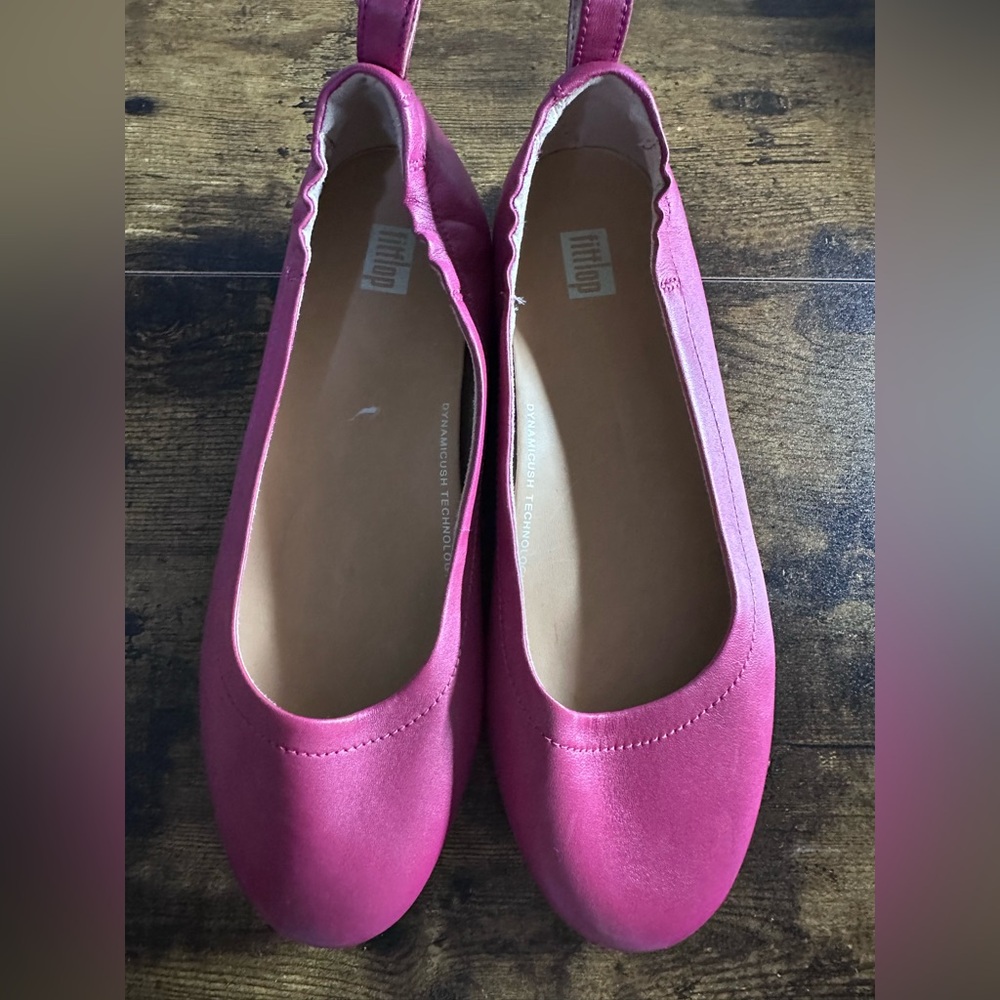 💖 FitFlop Pink Ballet Flats | Dynamicush Comfort | NWT | Size 7 - Picture 2 of 6